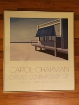 Carol Chapman Vintage Seascape Christies Exhibition Litho Framed - Mma Pop Art - £478.12 GBP
