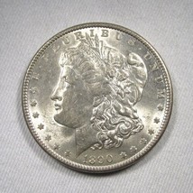 1890 Silver Morgan Dollar CH AU Coin AN283 - £39.38 GBP