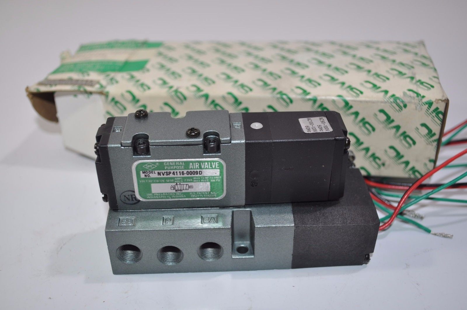 NEW SMC Solenoid Air Control Valve Model# NVSP4116-6209D - $22.64