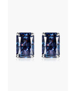 2 Carat Rectangle Moissanite 4-Prong Stud Earrings - $577.33 CAD