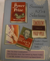 Reader’s Digest Condensed Books, Summer 1954 Selections, also Two Brief Condensa - £35.88 GBP