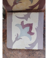 Hydraulic Tile With Gray Floral Design Roja Mas 70 Years 20X20X2 Cm - $45.56
