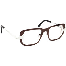 Theo Eyeglasses Cedilla 199 Matali Crasset (Big Size) Brown/White 48[]22 135 - £394.48 GBP