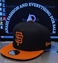 MLB-San Francisco Giants 59FIFTY Fitted New Era Black/Orange Hat  New - $494.95 MXN
