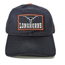 Blue Orange Longhorns Hat Under Armour OSFM NCAA Bull Horn Skull - $19.02