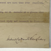 Herbert Vaughan Bisphop of Salford (1832-1903) Signed Letter Autograph 1900 - $16.14