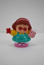 Fisher Price Little People Maggie With Popcorn &amp; Ticket - £2.36 GBP