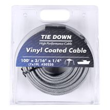 Tie Down Winch Cable, Towing Cable - Steel Cable (3/16&quot; ID x 1/4&quot; OD, 10... - €56,65 EUR