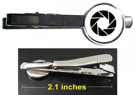 Portal 2 Aperture Laboratories Tie Clip Clasp Bar Slide Silver Metal Shiny - £12.22 GBP