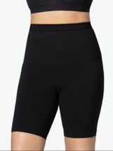 Shapermint Essentials Fresh Control Mid-Waist Shaper Bike Shorts L Black... - $21.78