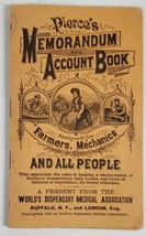 Pierce&#39;s Memorandum Account Book 1904 - 1905 Quack Medicines - $19.95