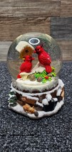 San Francisco Music Box Co. Cardinals Winter Wonderland Snow Globe Christmas! - £20.51 GBP