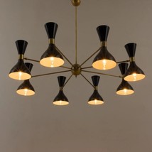 Diabolo Italian Chandelier Style Stilnovo Mid Century 8 Arms Sputnik Ceiling Lig - £233.97 GBP