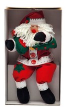 Dillard&#39;s Trimmings Animated Santa With Presents &amp; Teddy Bear In ORIGINAL BOX  - £30.18 GBP