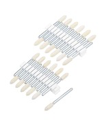 uxcell 4mm Wool Felt Mounted Points Tapered Polishing Bits Burrs Buffing... - £14.95 GBP