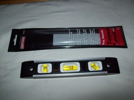Sears Craftsman 9 39829 9" Black Magnetic Torpedo Level Made in USA - $19.79