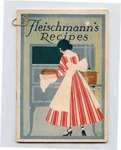 Fleischmann&#39;s Excellent Recipes For Baking Raised Breads Booklet 1917  - £14.01 GBP