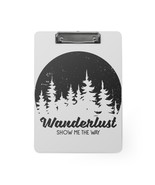 Personalized Adventure Clipboard with Nature-Inspired &#39;Wanderlust&#39; Design - £38.25 GBP