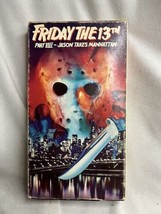 VHS Friday the 13th Part 8 VIII Jason Takes Manhattan Tape 1989 Release Horror - £19.78 GBP