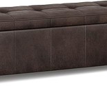 Castleford 48 Inch Wide Contemporary Rectangle Storage Lift Top Ottoman ... - $316.99