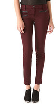 J BRAND Womens Jeans Zoey Skinny Stylish Zipper Lava Maroon Size 26W 821O241  - £68.36 GBP