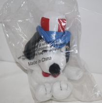 Peanuts Snoopy MetLife Plush Red White Blue Patriotic 6&quot; Soft Toy 4th Ju... - £6.95 GBP