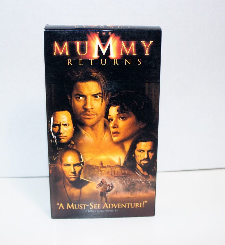 The Mummy Returns Brendan Fraser VHS Action Adventure Thriller PG-13 2001 - £4.49 GBP