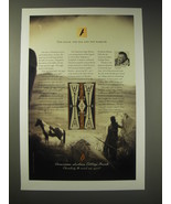 2001 American Indian College Fund Ad - The Eagle. The Elk and the Warrior - $18.49