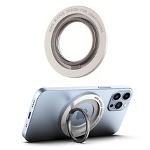Magnetic Phone Ring Holder Rotatable Metal Ring Grip For Iphone 12 13 14 Series - £13.76 GBP+