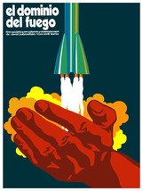 El Dominio del fuego vintage Movie POSTER.Graphic Design.Art Decoration.... - £14.03 GBP+