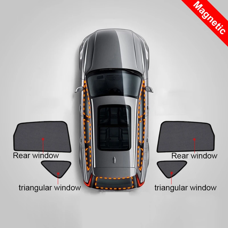 For   MK9 2011-2016Magnetic Car   Accessori Window Windshield Cover  Curtain  Sh - £75.94 GBP