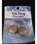 Pair Of Round Pin Flower Frog 1- 1/8&quot; New - $18.71