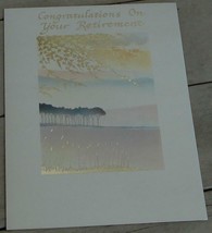 NEVER USED Vintage Happy Retirement Greeting Card, GREAT CND - £1.54 GBP