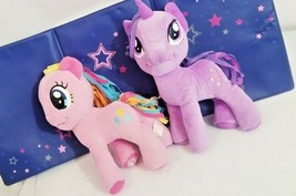 My Little Pony Unicorn Pair Pink pinkie pie Purple Twilight Sparkle Plush Toy - £23.86 GBP