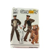 Simplicity 9810 Adult Child Costume Sewing Pattern Bunny Lion Bear Leopa... - £6.10 GBP