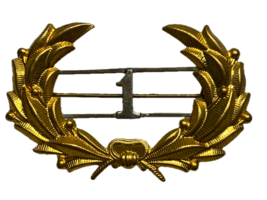 GRAND ARMY OF THE REPUBLIC, GAR, POST #1, CAP BADGE, WREATH, VINTAGE - $45.00