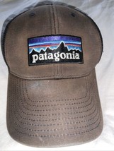 Patagonia Trucker Hat Brown Mesh Back Baseball Snapback Cap Netplus  FLAW  - $11.87