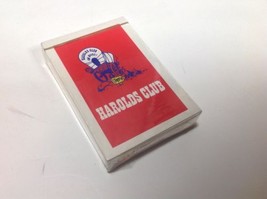 Vintage 1970&#39;s Harold&#39;s CLUB-Reno Or Bust Lot Of 4 Playing CARDS-Souvenir - £19.20 GBP