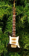 Kurt S. Adler Black Electric Guitar w/CASE Musical Instrument Christmas Ornament - £11.86 GBP