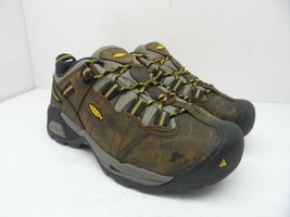 Keen Women&#39;s Detroit XT Internal Met Steel Toe Work Shoes Brown/Golden-Rod 6.5M - £44.51 GBP