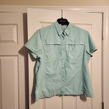 LL bean mens XL short sleeve fishing shirt - $14.84
