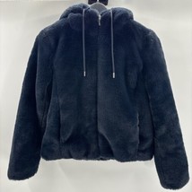 NWD Rachel Zoe Women’s Hooded Faux Fur Bomber Jacket Blue Size S - £33.29 GBP