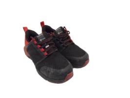 Timberland PRO Men&#39;s Radius Comp. Toe Work Shoes A29C6 Black/Red Size 9W - £45.54 GBP