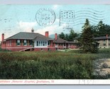 Brattleboro Memorial Hospital Brattleboro Vermont VT 1907 DB Postcard P14 - $9.85