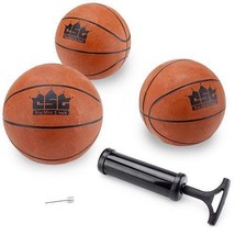 Mini Basketballs, 5-inch (3-pack) - Air Pump Included - $29.49