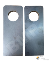 2) Rectangle w/o Steel Ramp Gate Holder Hinge Heavy Duty Equip Trailer H... - $512.23 MXN