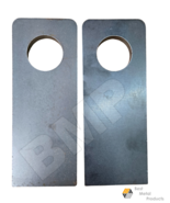 2) Rectangle w/o Steel Ramp Gate Holder Hinge Heavy Duty Equip Trailer H... - $26.95