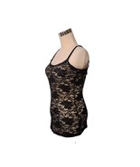 Dots Black Lace Cami Top Size S - £11.45 GBP