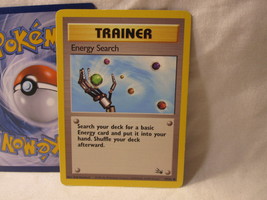 1999 Pokemon Card #59/62: Trainer - Energy Search, Fossil Set - £1.57 GBP