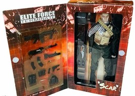 Elite Force Scar Terminate Military action figure Toy Blue Box NIB 12&quot; Diecast - £197.84 GBP